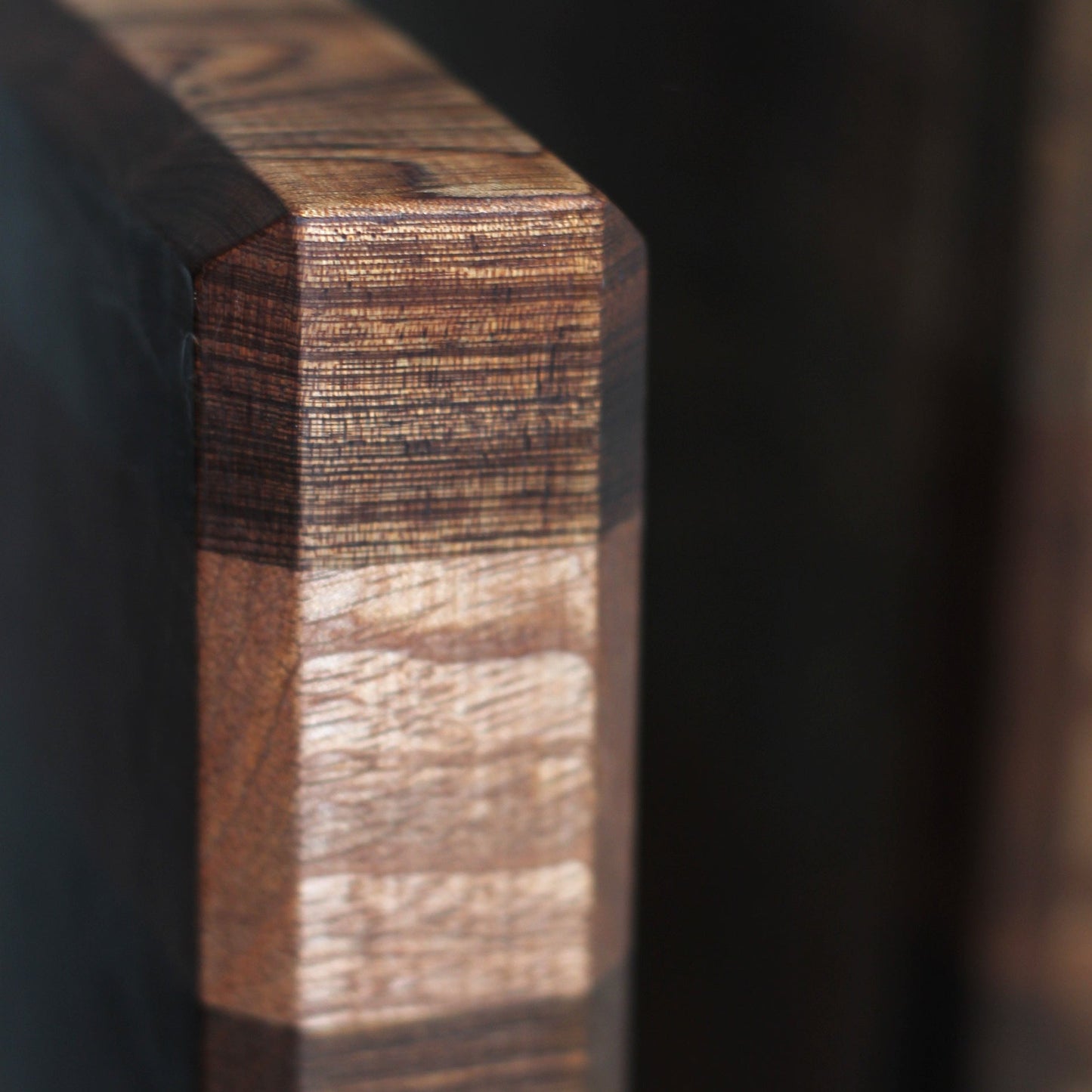 end grain butcher block detail